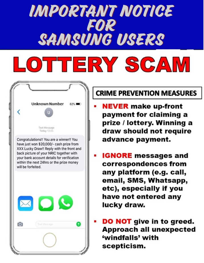 Beware of Lottery Scammers